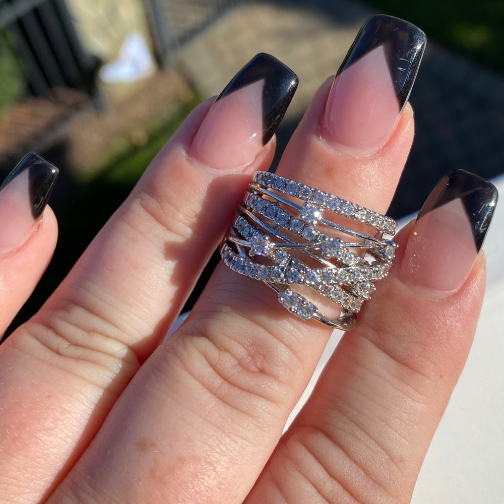 18K Gold Plated Costume Jewelry Ring- Size 9